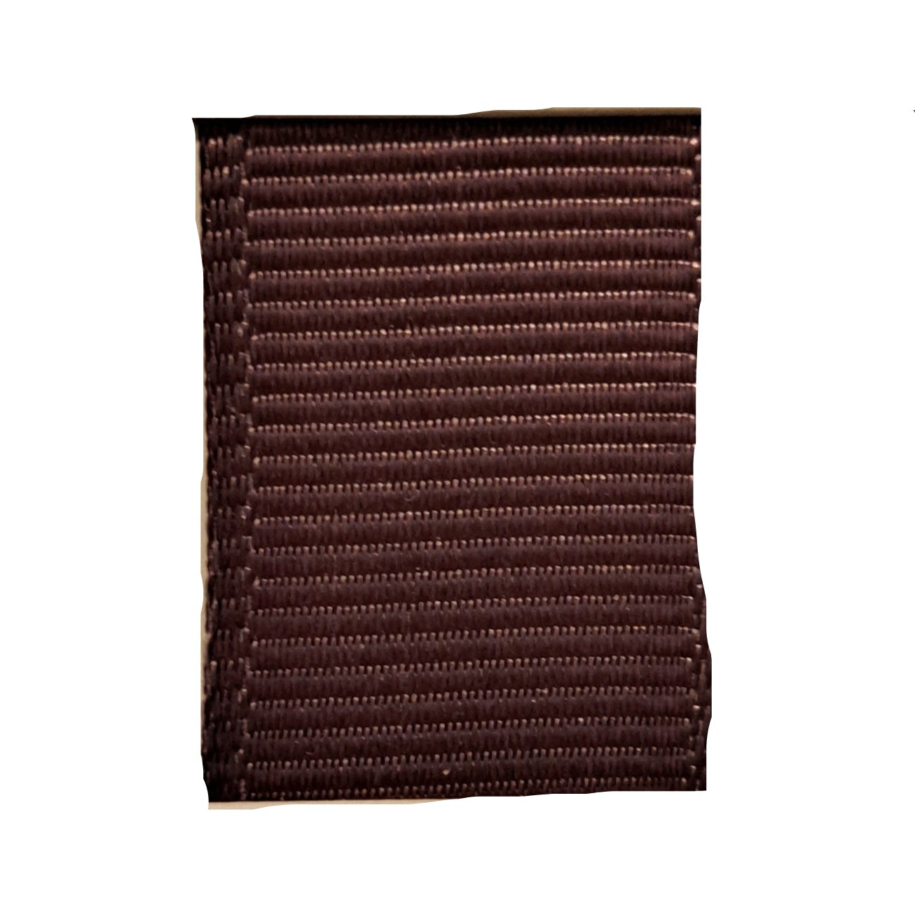 grosgrain ribbon in amethyst colour on white background