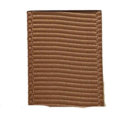 grosgrain ribbon in antique mauve colour on white background