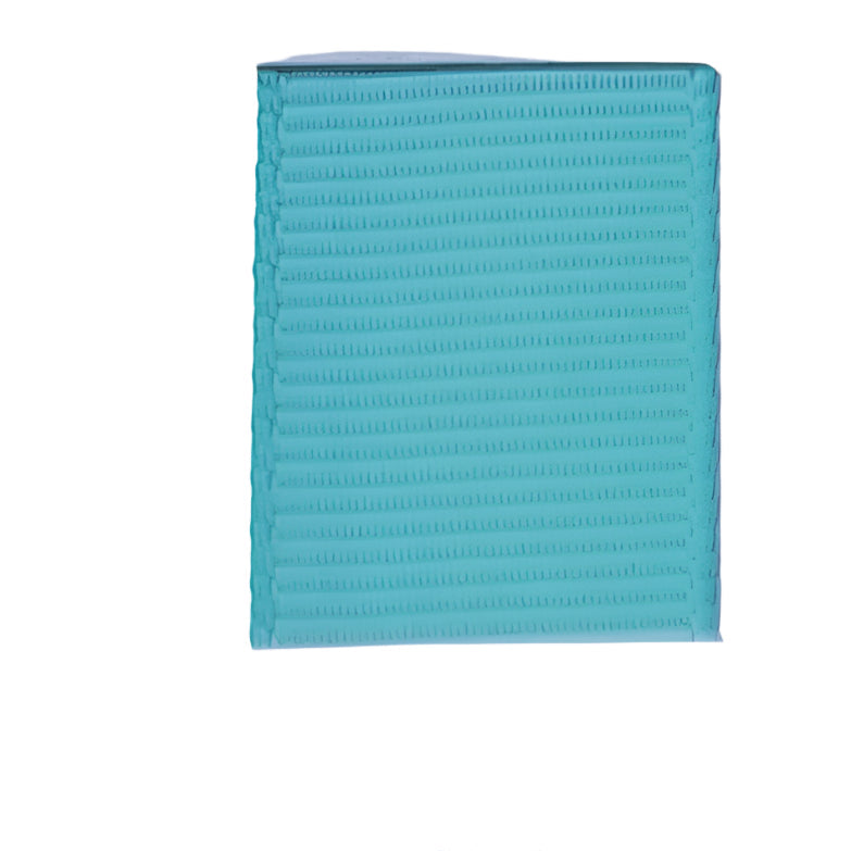 grosgrain ribbon in aqua colour on white background