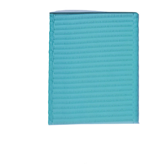 grosgrain ribbon in aqua colour on white background