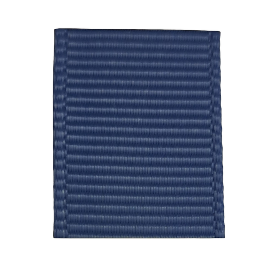 grosgrain ribbon in blue colour on white background