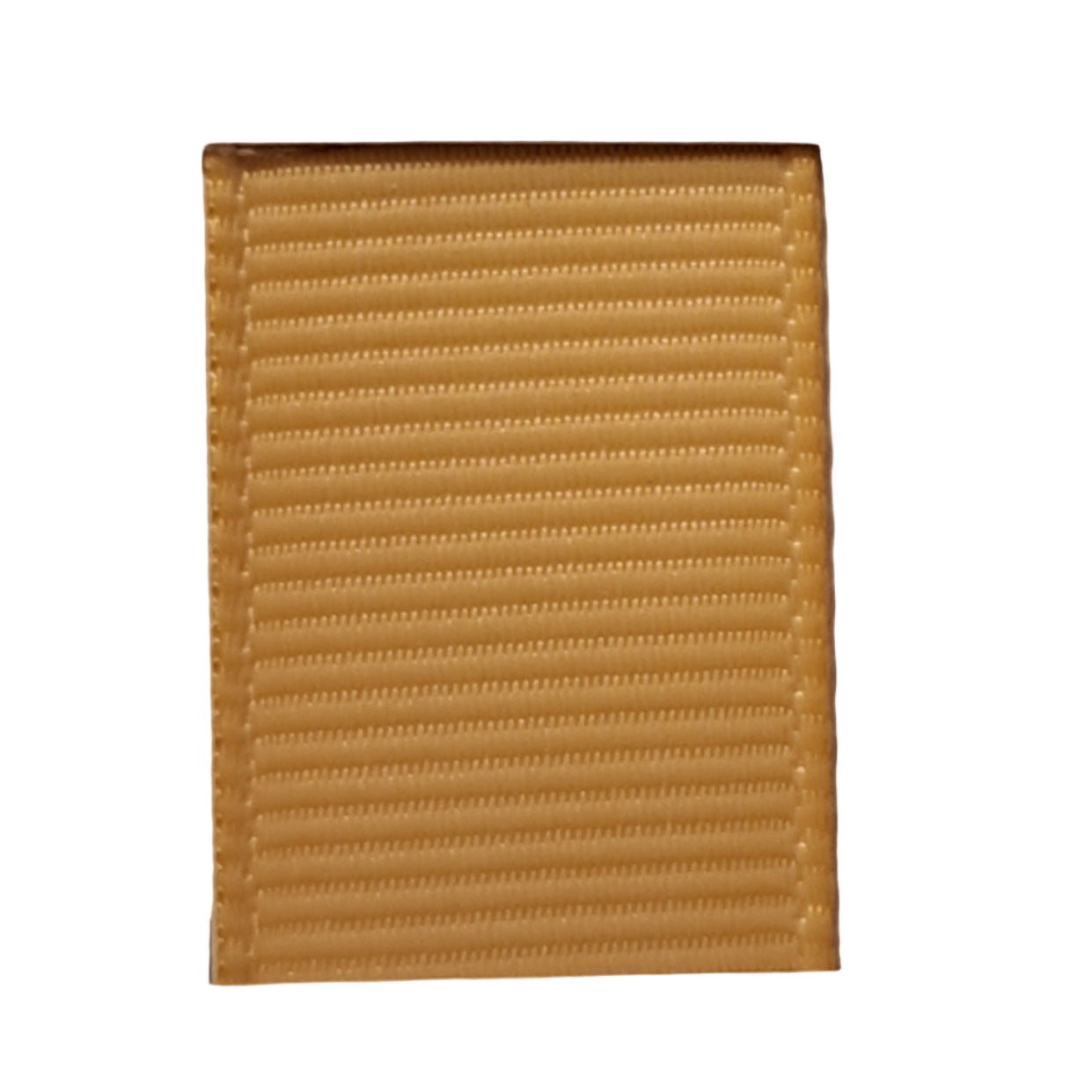 grosgrain ribbon in buttercup yellow colour on white background