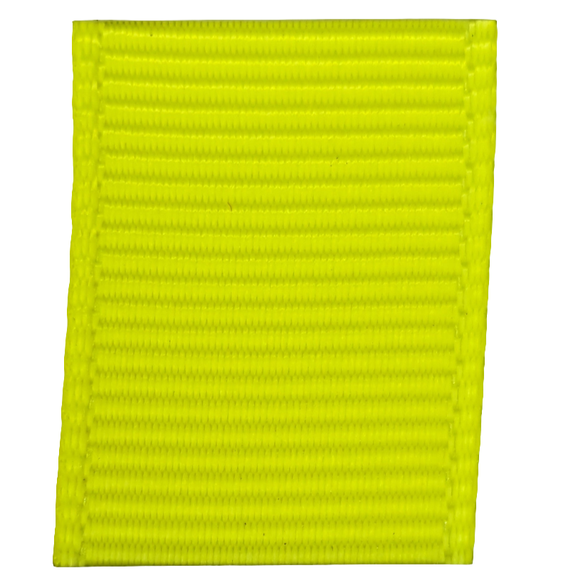 grosgrain ribbon in pistachio colour on white background