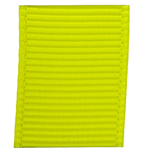 grosgrain ribbon in pistachio colour on white background