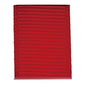 grosgrain ribbon in red colour on white background