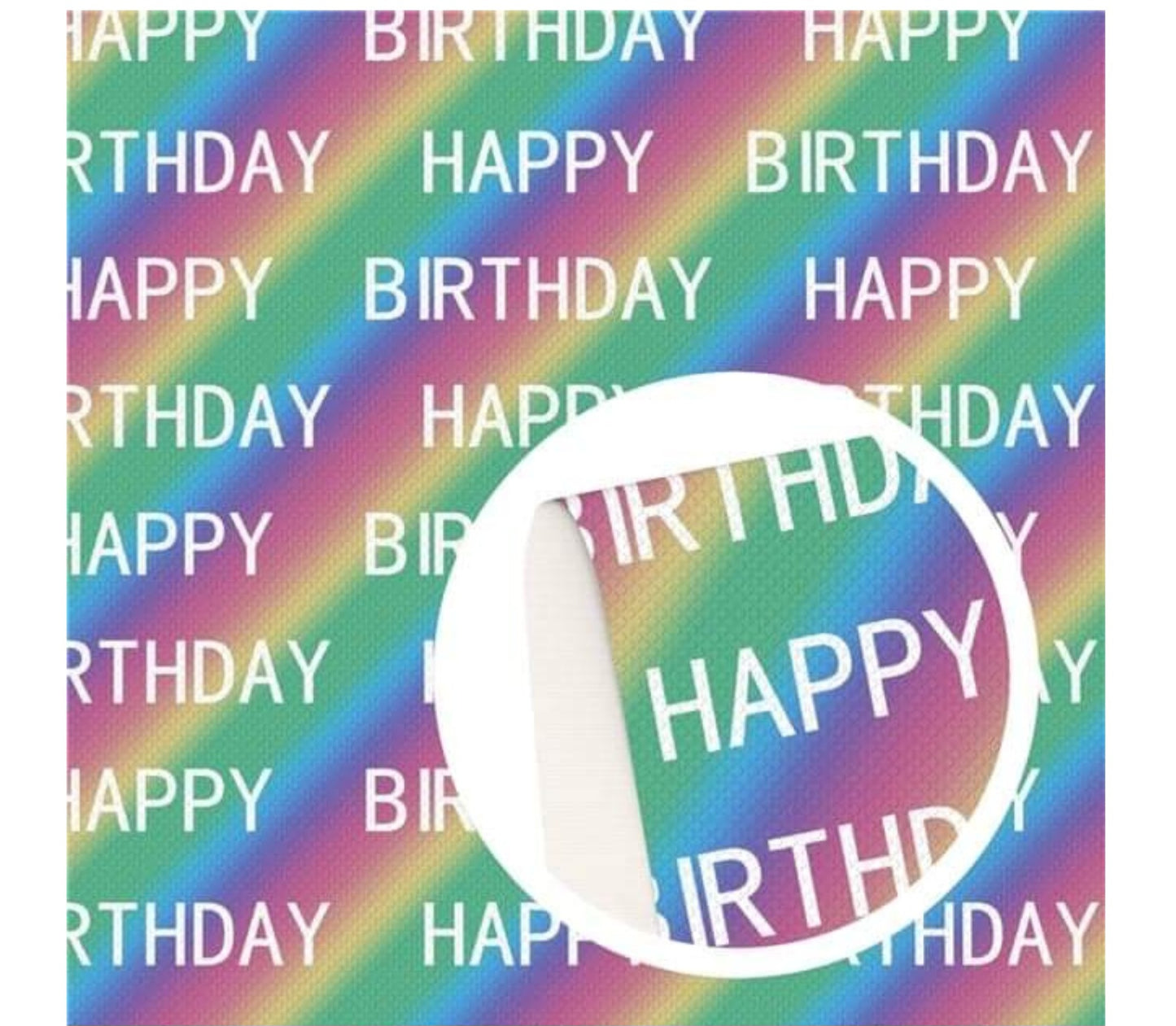 Happy Birthday Leatherette 