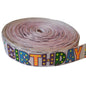Happy birthday coloured ribbon 25mm grosgrain 