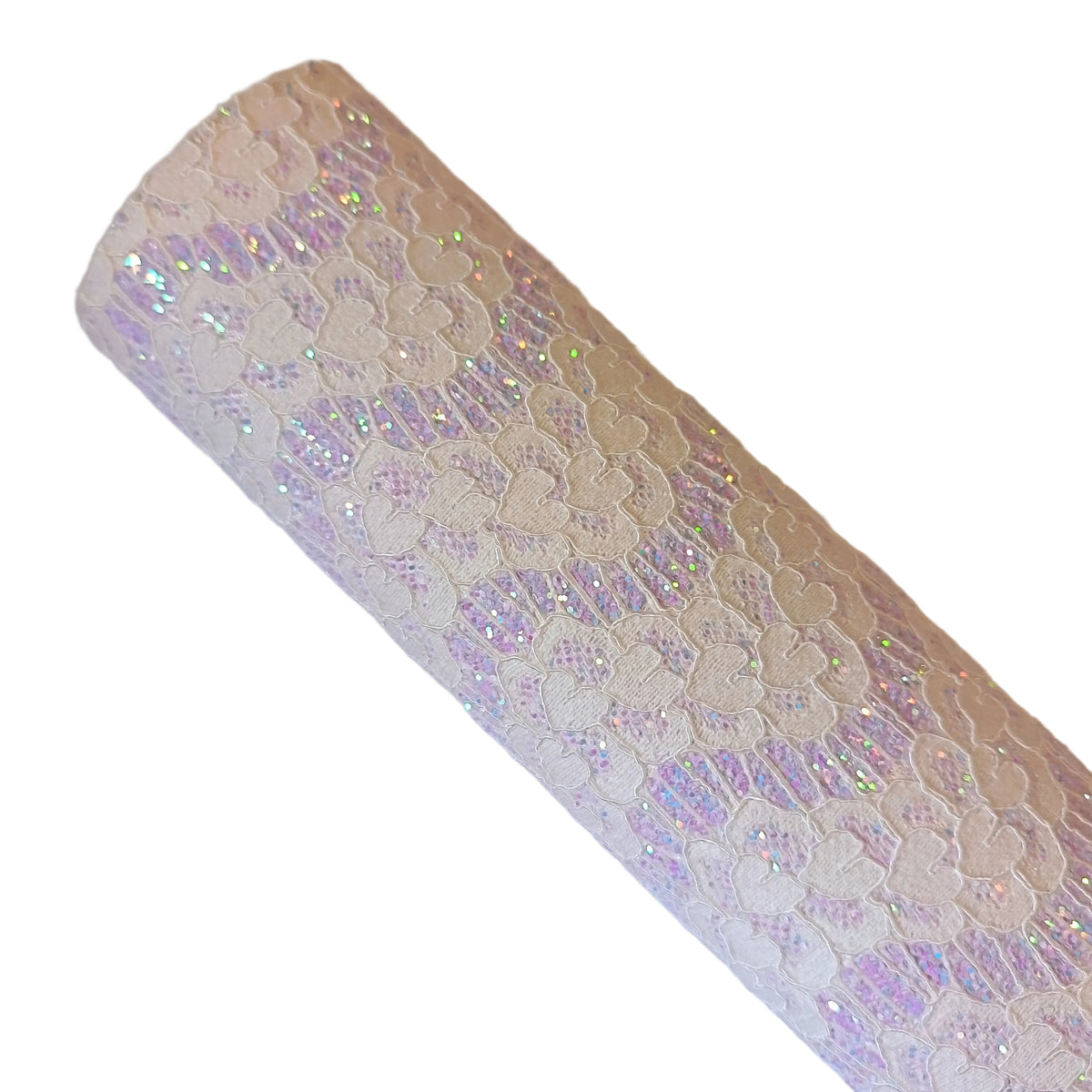 Light orchid glitter lace