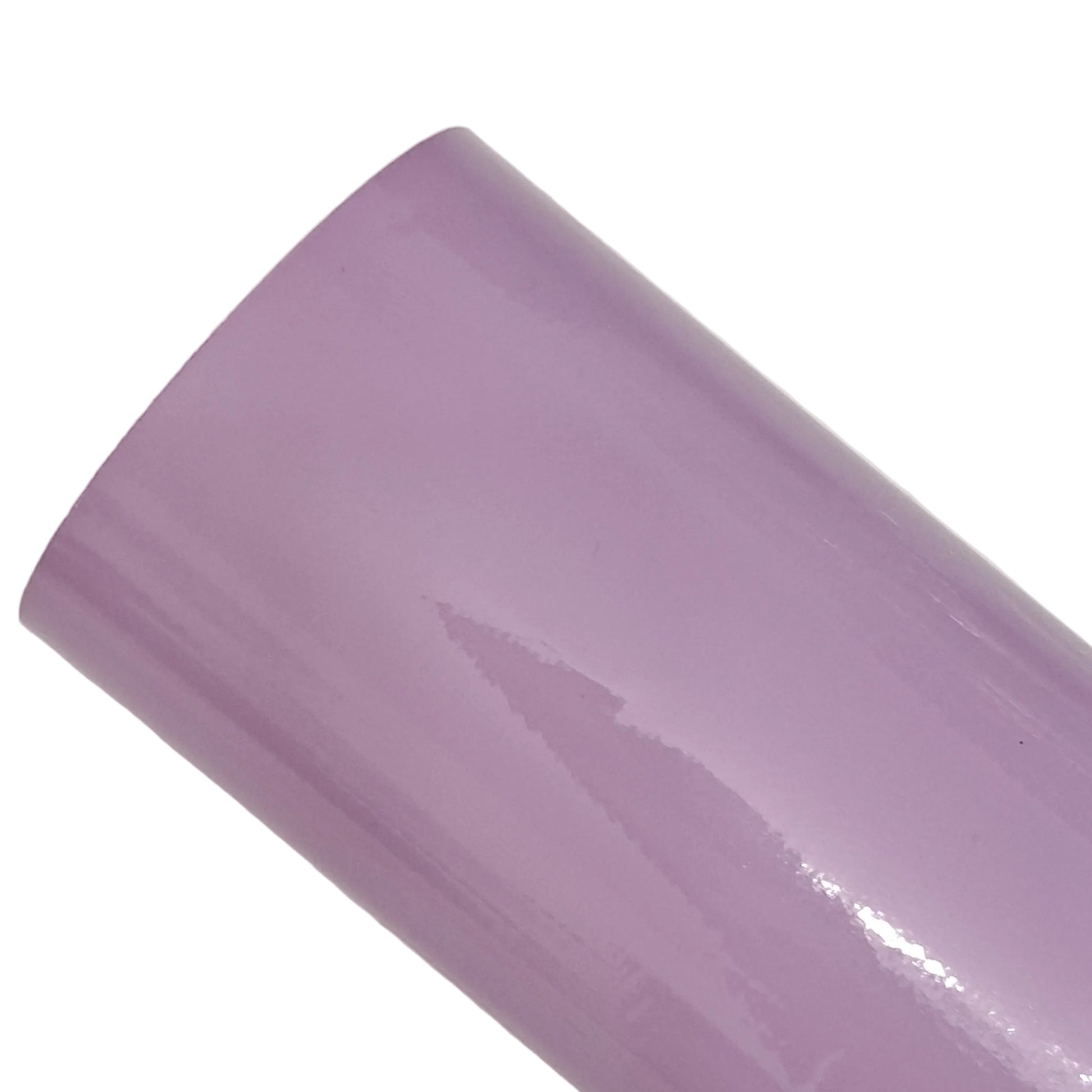 Lilac patent leather smooth glossy finish