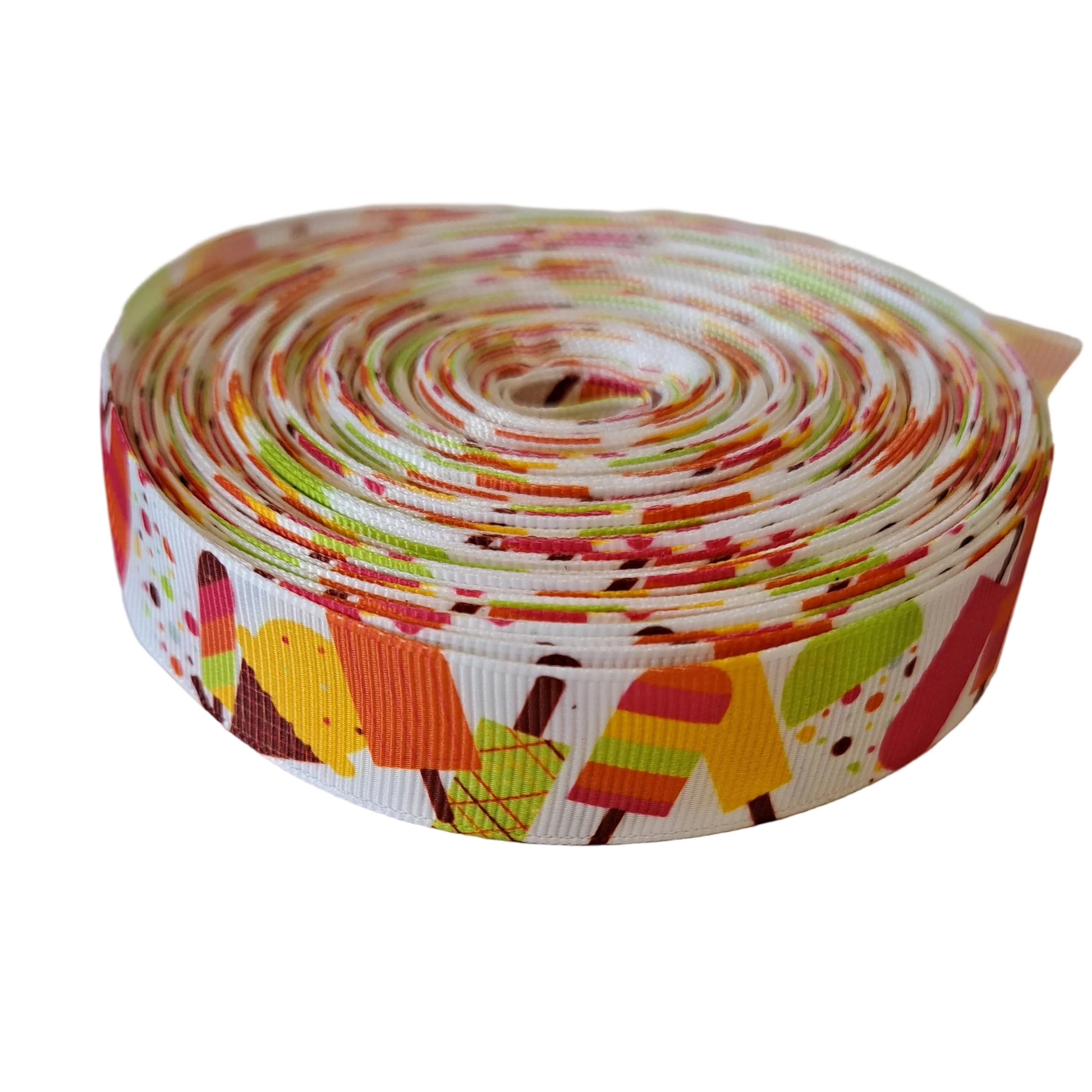 Lollipop grosgrain patterned ribbon 25mm