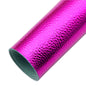 colourful metallic roll in dark pink colour on a white background