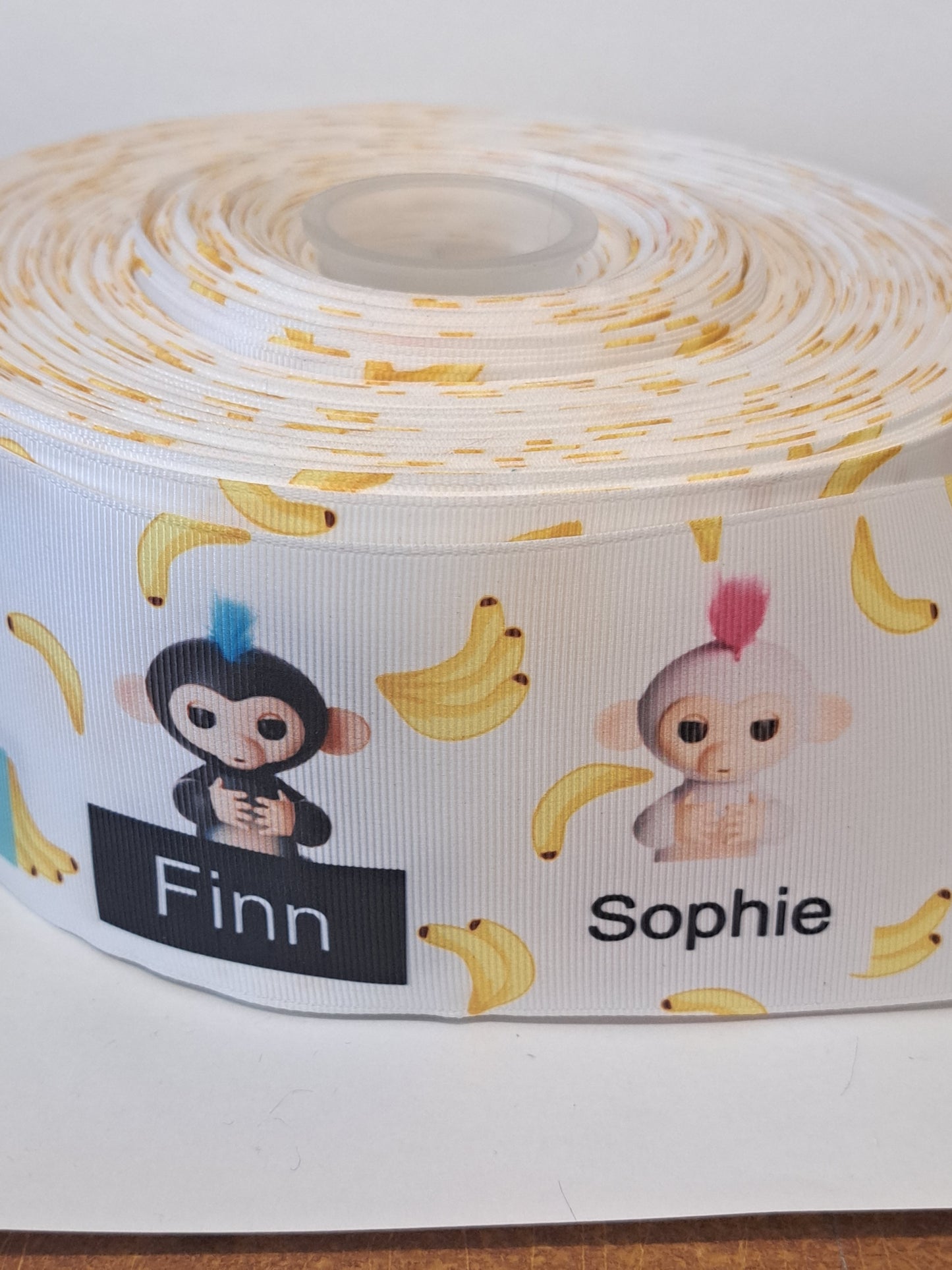 Monkeys  inch grosgrain ribbon 