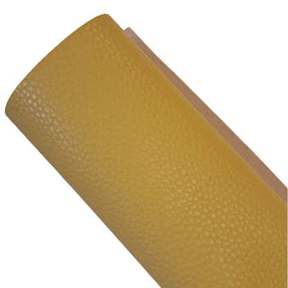 mustard leatherette