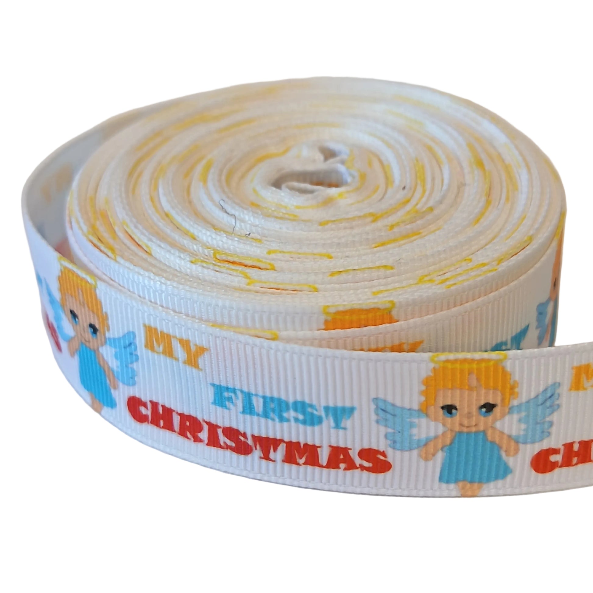 My first christmas ribbon 25mm grosgrain