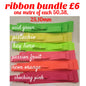 Neon ribbon set 