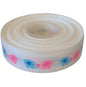Pink and blie elephants 25mm grosgrain ribbon