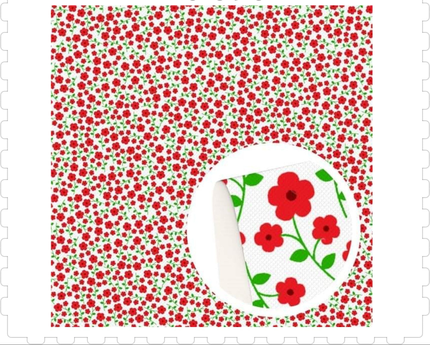 poppy leatherette