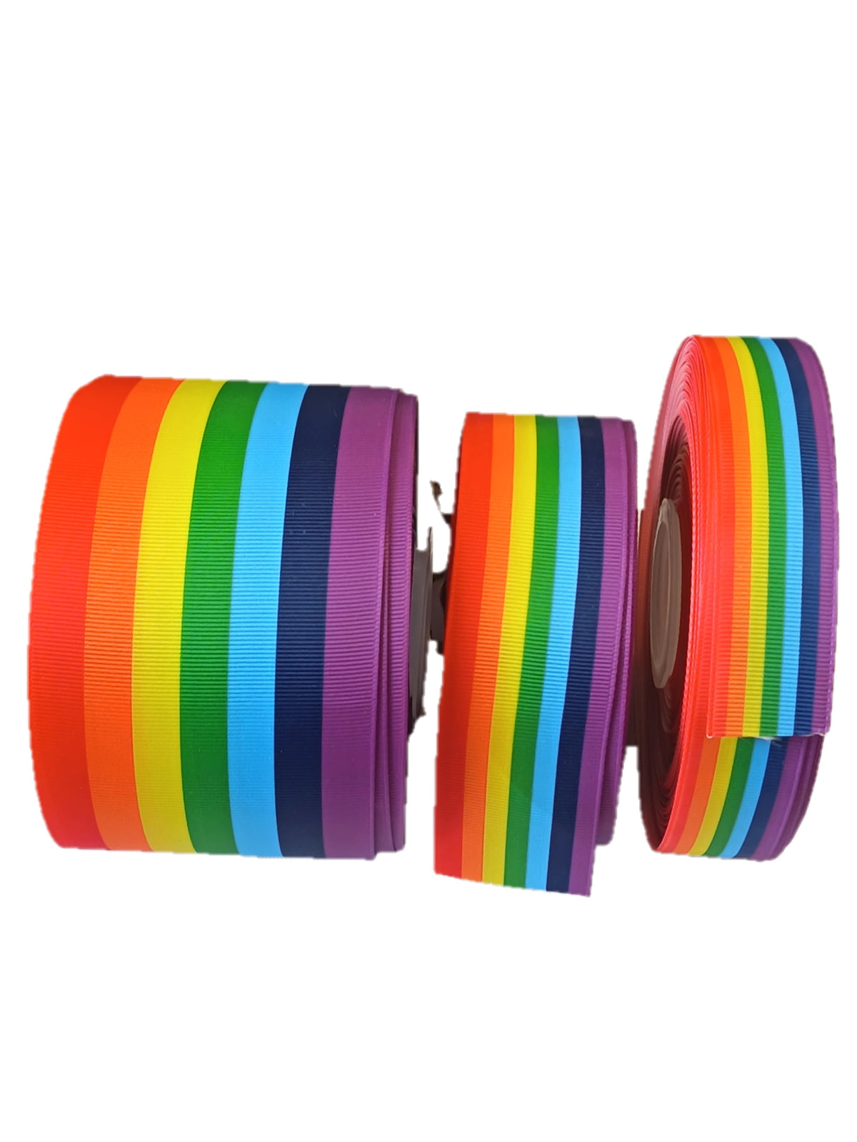 Rainbow colours ribbon in all sizes