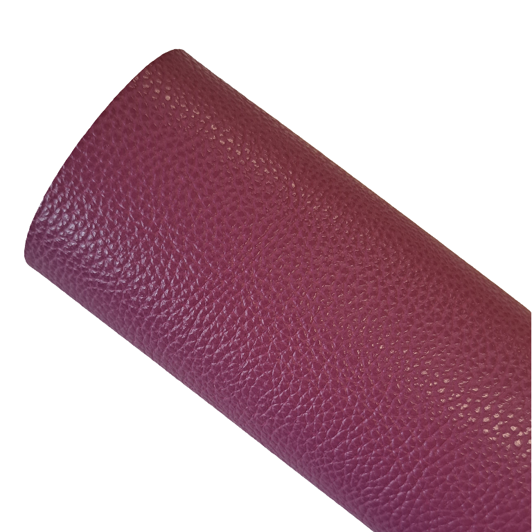 raspberry rose plain leatherette