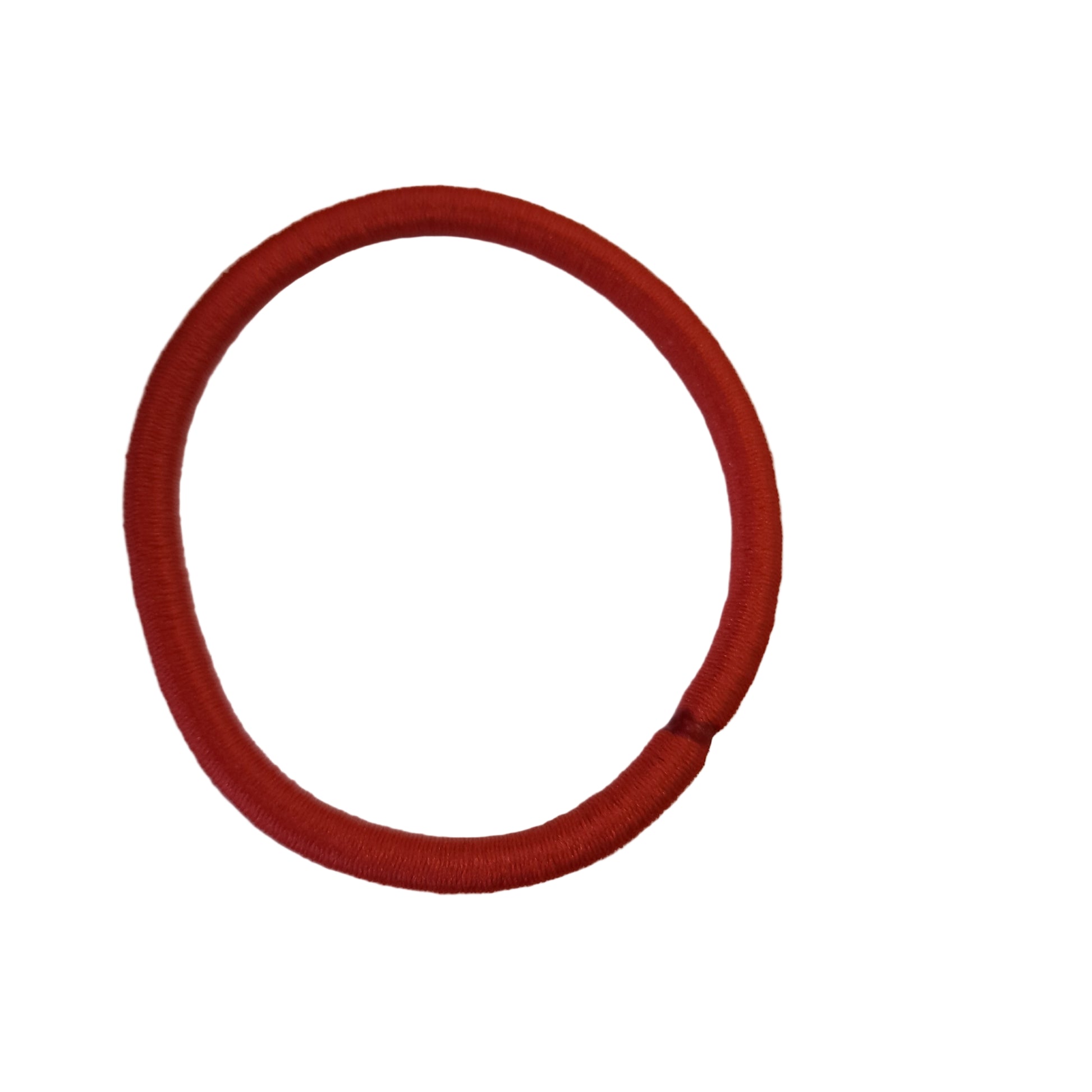 red bobble on white background