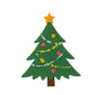DTF Print - Christmas Tree No 6 (35mm x 45mm)
