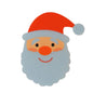 DTF Print - Father Christmas No 3 (35mm x 40mm)