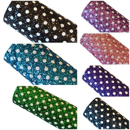 Chunky glitter spots