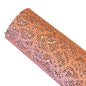 Glitter lace peach