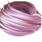 satin headbands in a light orchid colour on a white background