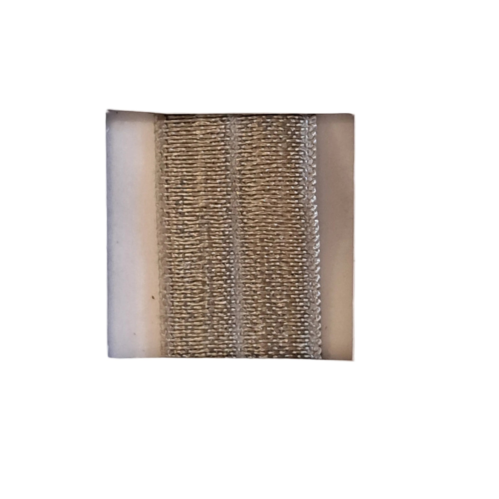 Silver fold over elastic foe