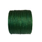 a roll of superlon bead cord in forest green on a white background