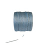 a roll of superlon bead cord in light blue on a white background