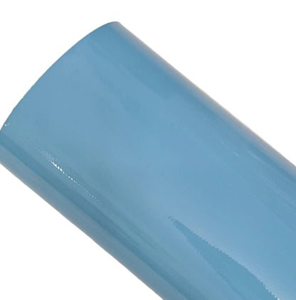  Turquoise patent leather smooth glossy finish 