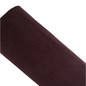 a roll of plum coloured velvet fabric roll on a white background