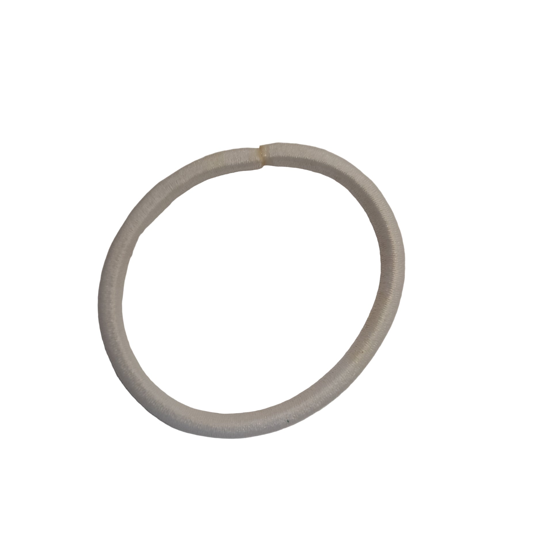 white bobble on white background