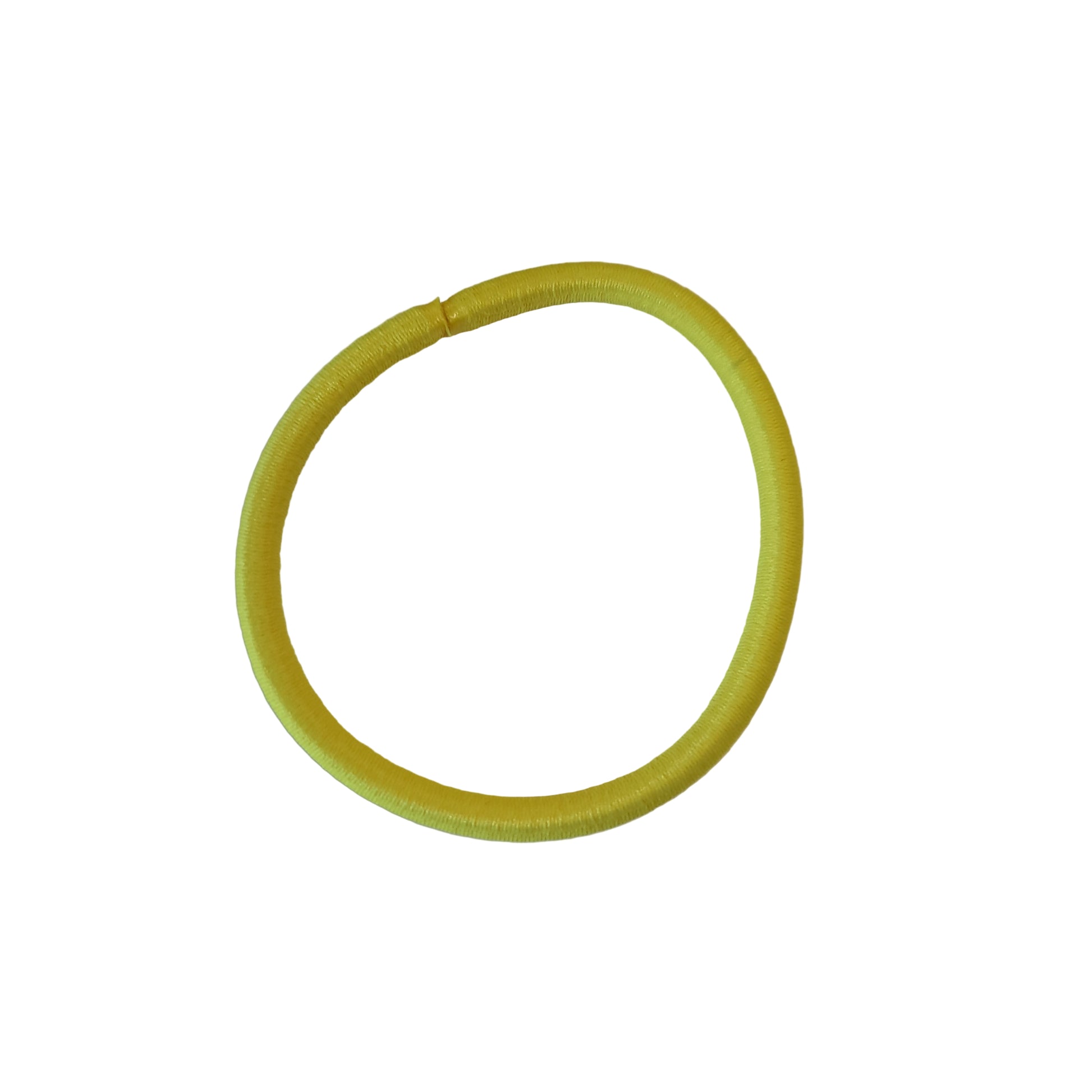 yellow bobble on white background