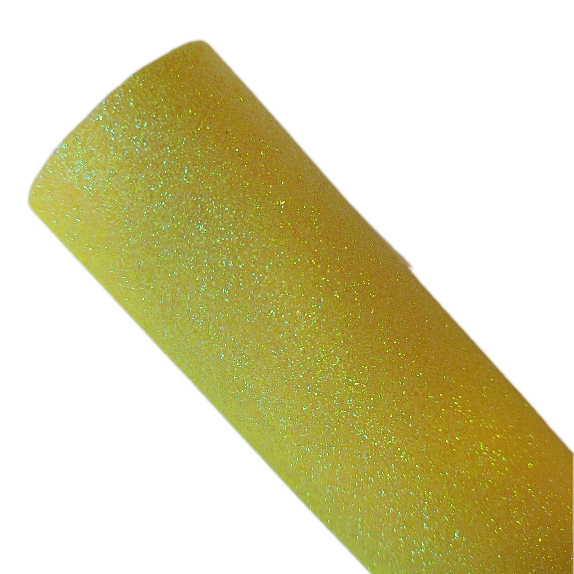 Yellow fine glitter smooth 